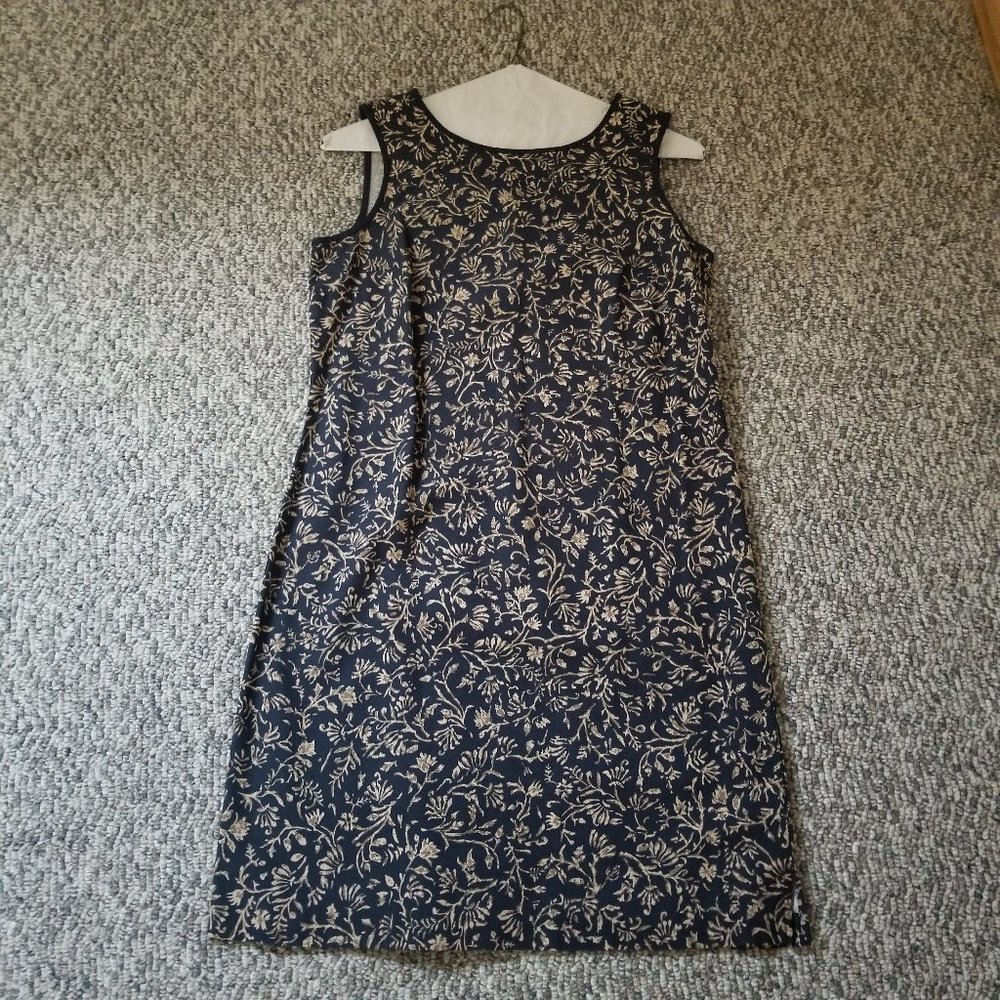 Eddie Bauer 100 % cotton sheath summer dress